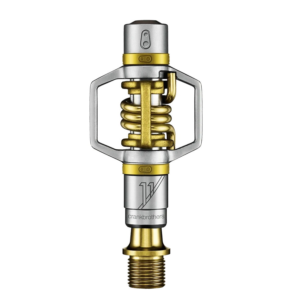 Crankbrothers Eggbeater 11 Titanium clipless mountain bike pedal titanium gold