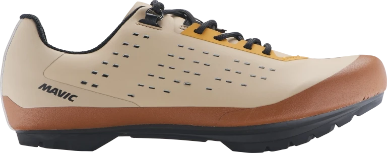 Mavic ALLROAD SL gravel mountain bike clipless shoe tan gold lace closure